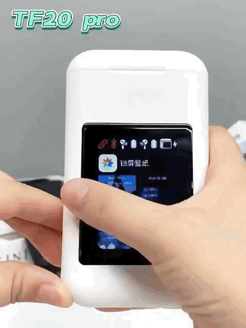 TF20 Multipurpose Powerbank with AirPods and Display