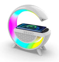 3 in 1 Multifunction G-Shape LED Bluetooth Speaker with Wireless Fast Charger